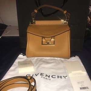 Givenchy mystic mini leather shoulder bag